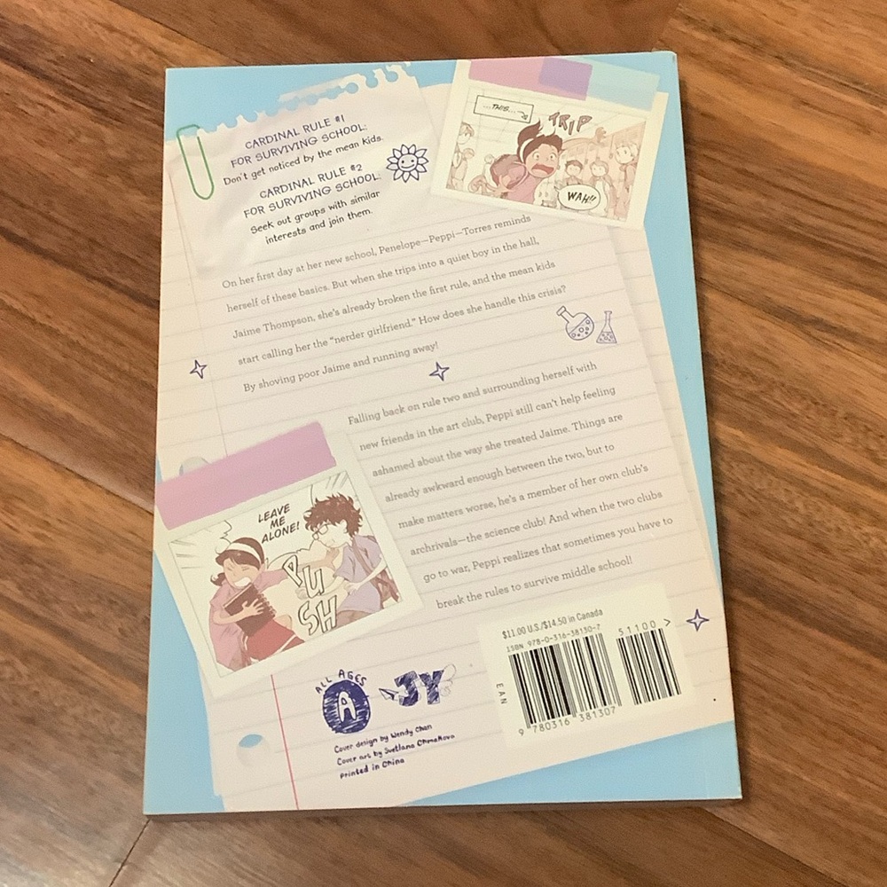 Awkward, book by Svetlana Chmakova.